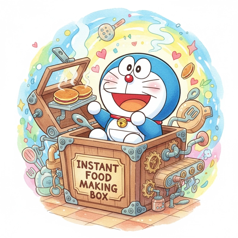 Hình ảnh Doraemon chibi sinh động