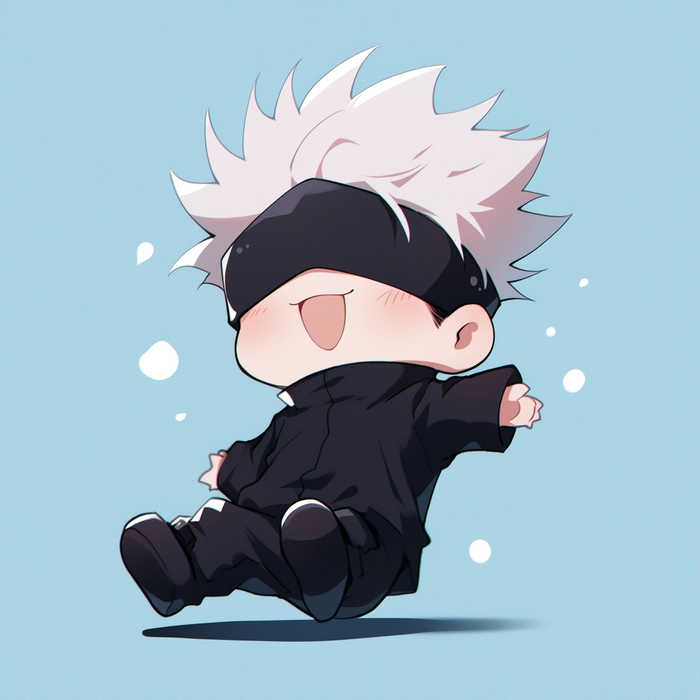 Hình ảnh Gojo chibi đáng yêu