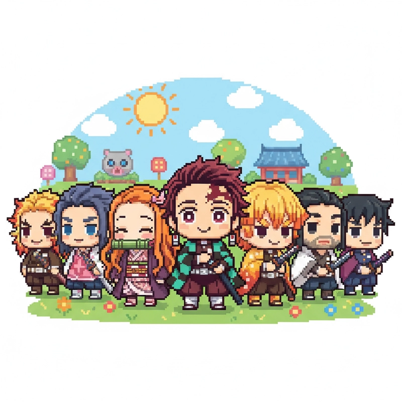 Hình ảnh Kimetsu no Yaiba chibi