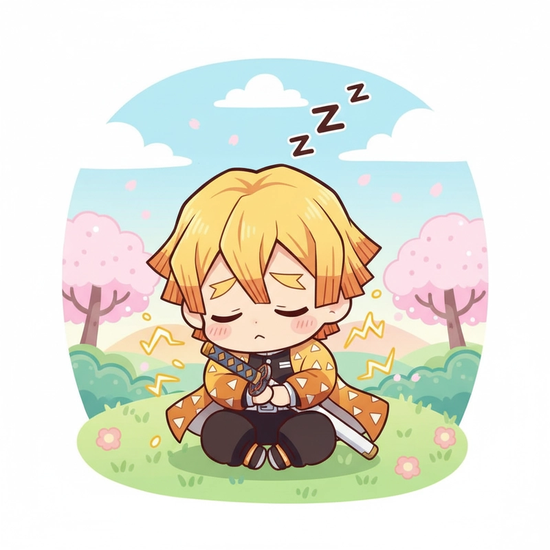 Hình ảnh Thanh gươm Diệt quỷ chibi