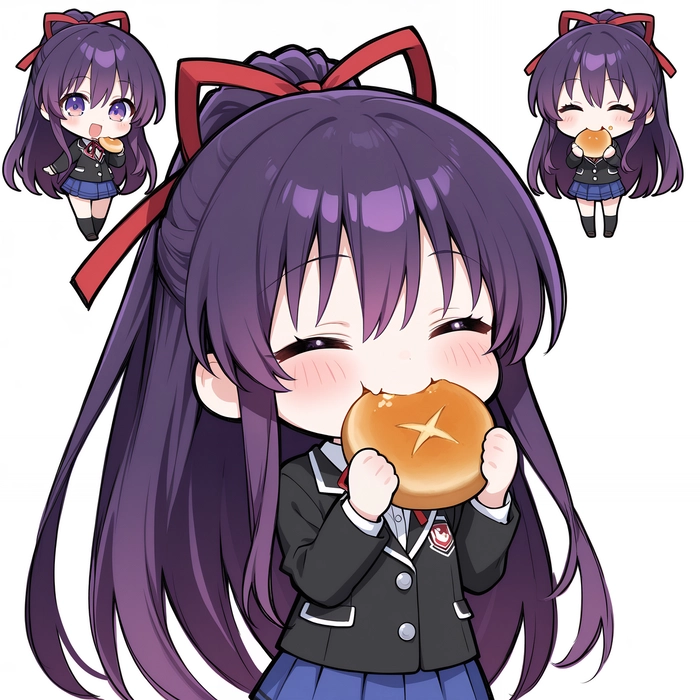 Hình ảnh anime nữ cute chibi xinh xắn