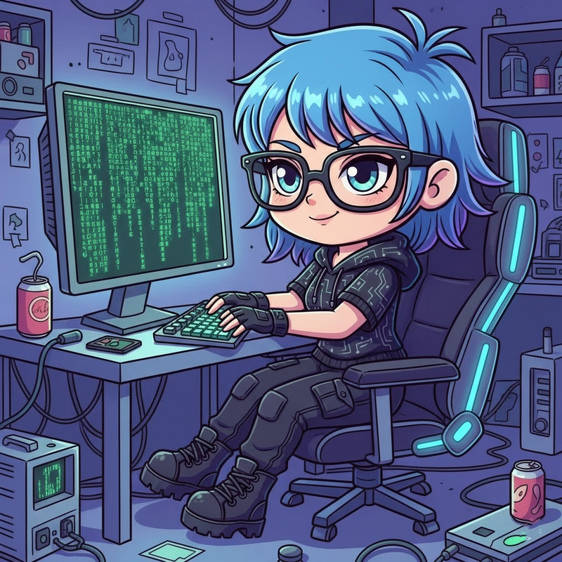 Hình ảnh chibi nữ ngầu cá tính