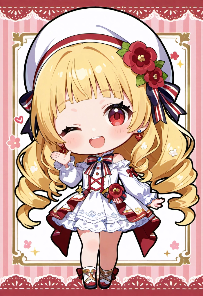 Hình avatar nữ cute chibi cực xinh