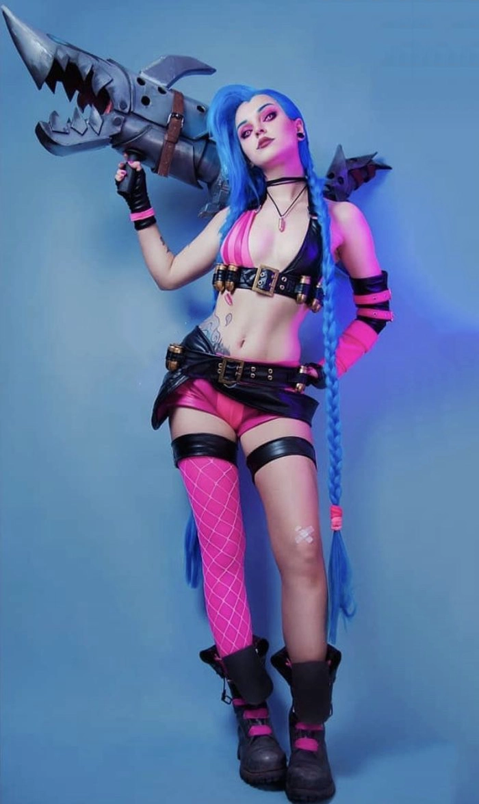 Hình cosplay Jinx cực cháy