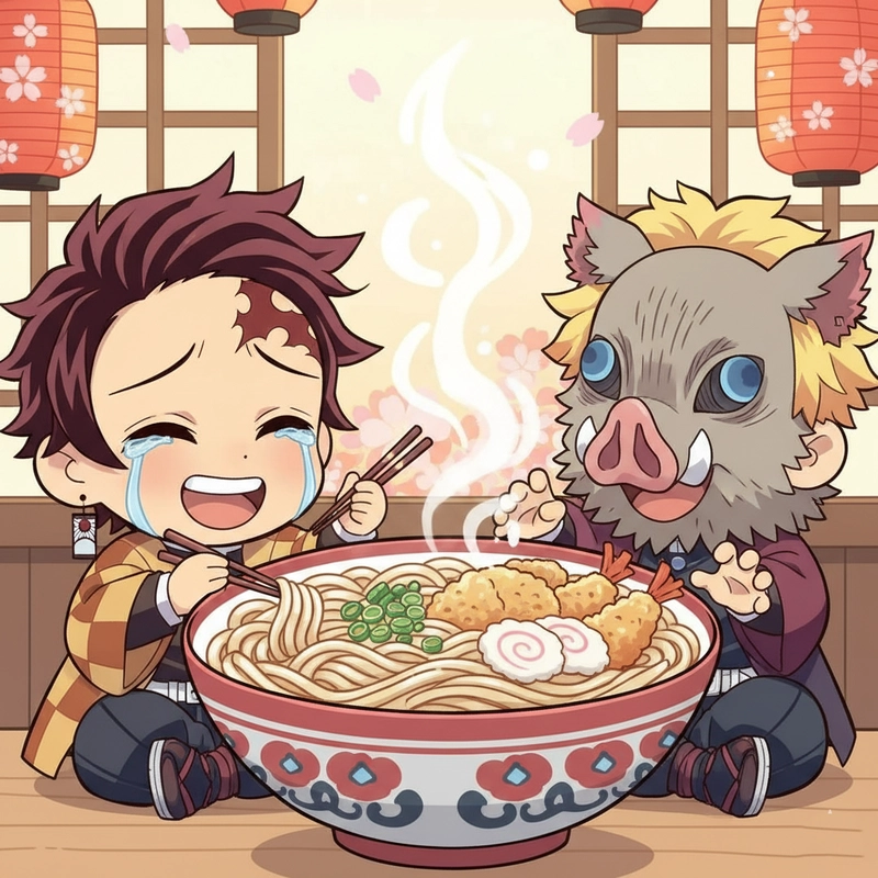 Hình nền Kimetsu no Yaiba chibi đẹp