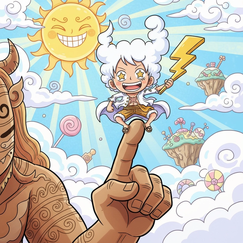 Hình nền One Piece Luffy chibi cute