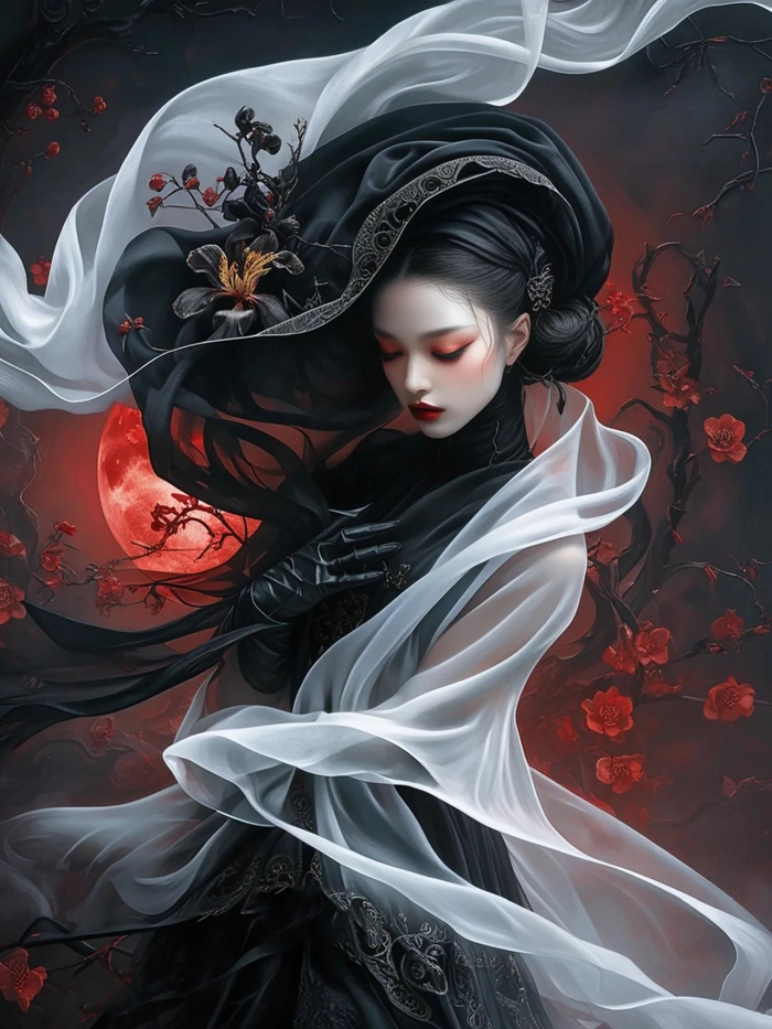 Hình nền cô gái buồn đẹp cho máy tính