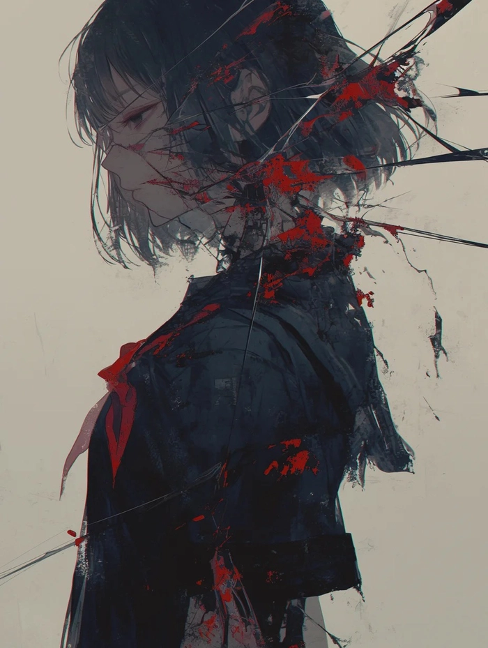 Hình nền cô gái buồn đẹp mang cảm xúc