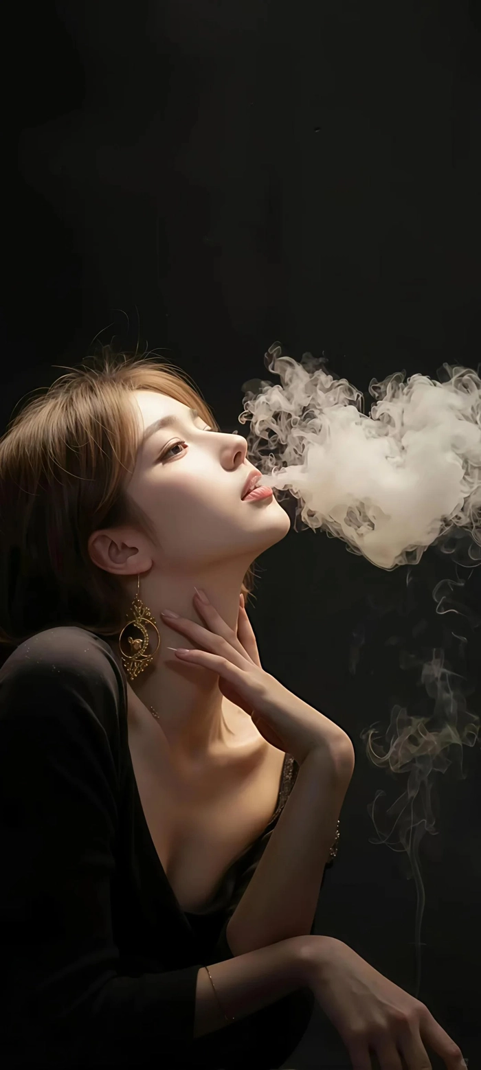 Hình nền đen cô gái ngầu mạnh mẽ và lôi cuốn