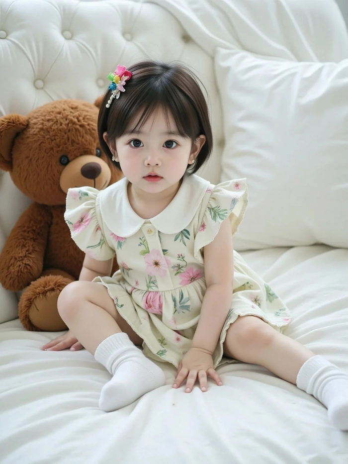 Hình nền đẹp bé gái đáng yêu dễ mến