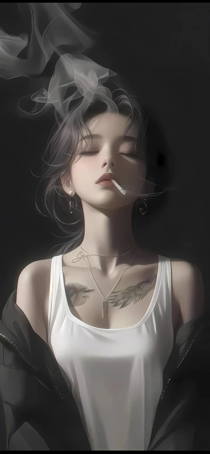 Hình nền máy tính ngầu con gái hiện đại