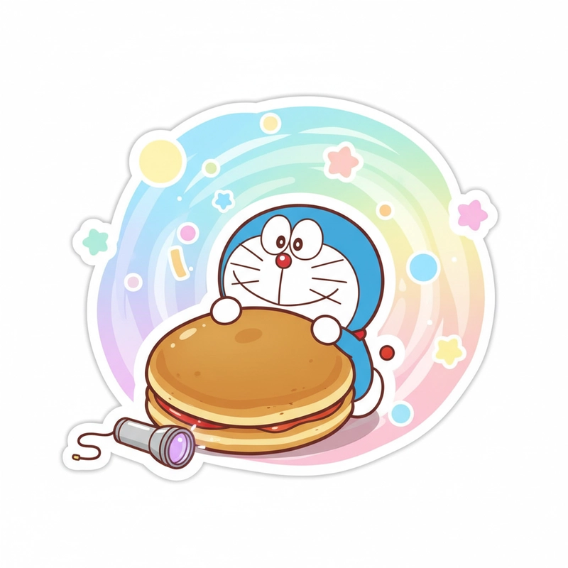 Hình vẽ Doraemon chibi sinh động