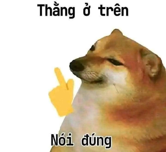 Meme chó Shiba cầm gậy bá đạo
