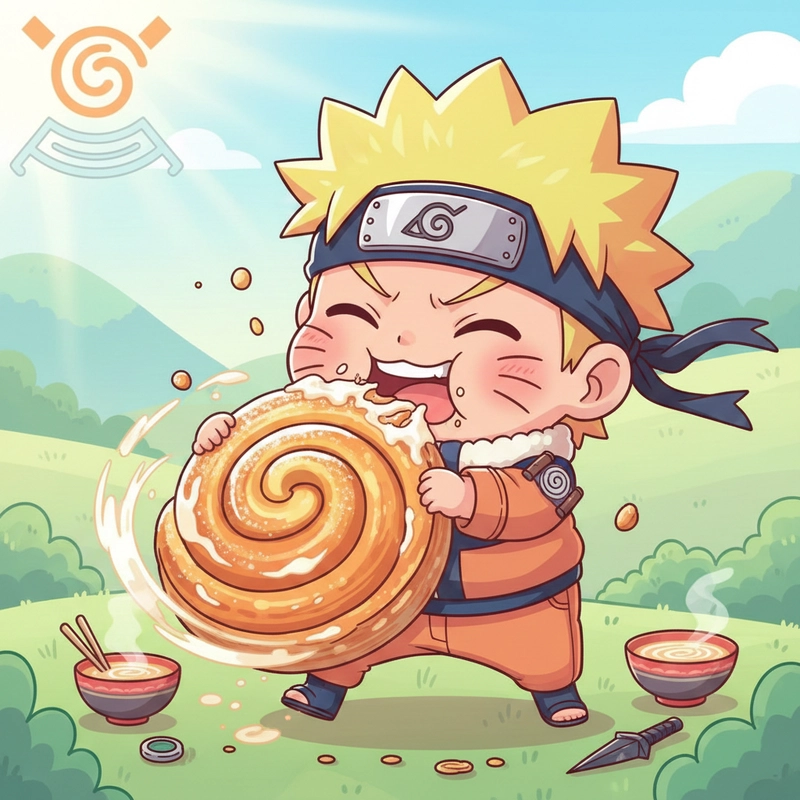 Naruto chibi cute biểu cảm vui
