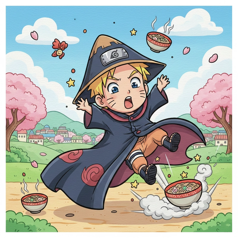Naruto chibi cute tươi sáng