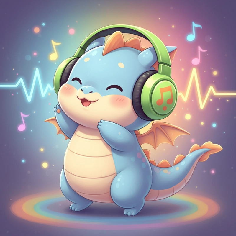 Rồng chibi ngầu cá tính