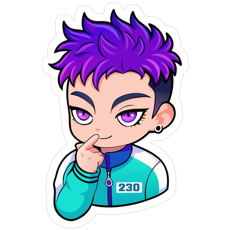 Squid Game Thanos chibi ngộ nghĩnh