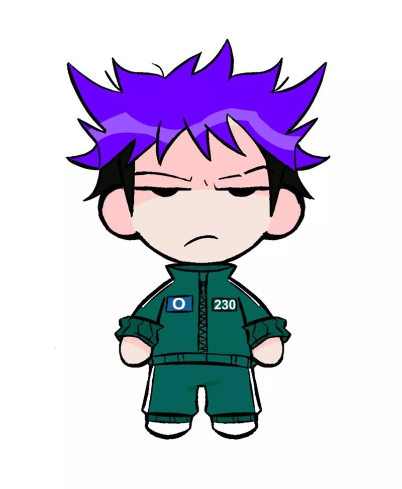 Thanos Squid Game chibi cute