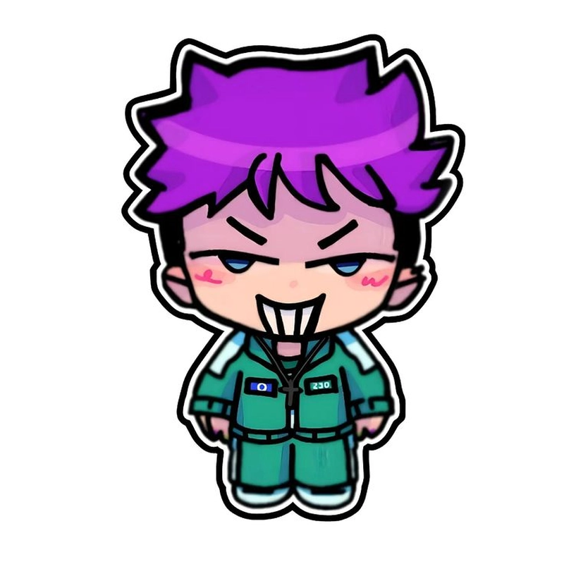 Thanos Squid Game chibi ngộ nghĩnh