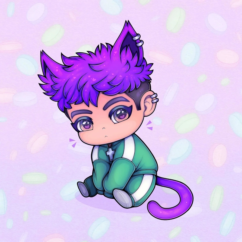 Thanos chibi Squid Game biểu cảm hài hước