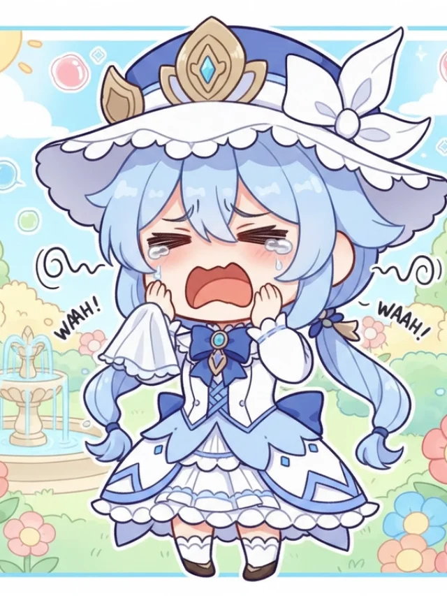 Ảnh Furina Genshin chibi ngọt ngào