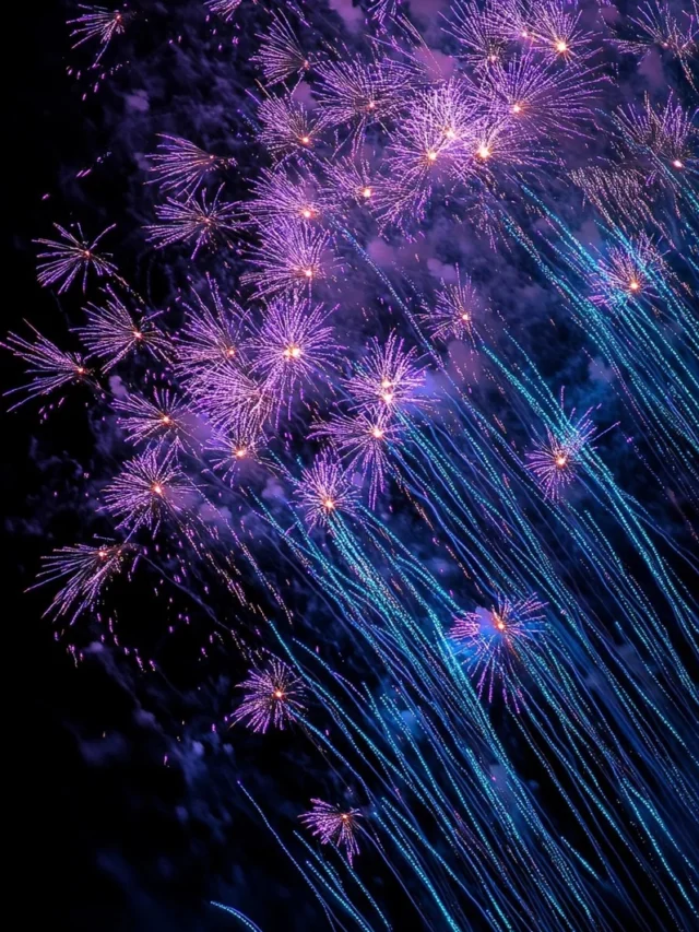 Bắn pháo hoa lung linh huyền ảo