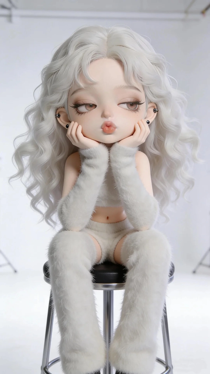 Hình nền con gái chibi cho màn hình khóa